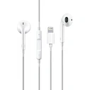 Default GSM1036 Wired In Ear Headphones with Lightning Connector and Microphone White