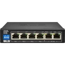 BCS BCS-B-SP0402 Unmanaged L2 PoE+ 6-Port Ethernet Switch