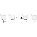 Satel SLIM-DUAL Wired Dual-Technology Motion Detector (PIR + Microwave) Curtain / Ceiling-Wall, White, 90° / 15 m