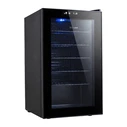Euhomy Επαγγελματικό Ψυγείο Κρασιών 70lt BR001-89BL Μαύρο
