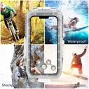 Αδιάβροχη Θήκη Κατάδυσης για iPhone 12/12 Pro/13/13 Pro/14/14 Pro/15/15 Pro/16 με Μονόδρομη Βαλβίδα Λευκή