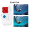 Αδιάβροχη Θήκη Κατάδυσης για iPhone 12/12 Pro/13/13 Pro/14/14 Pro/15/15 Pro/16 με Μονόδρομη Βαλβίδα Λευκή