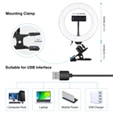 Puluz LED Ring Light 20cm with Phone Holder and Tripod (PKT3120B)