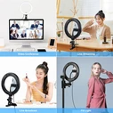 Puluz LED Ring Light 20cm with Phone Holder and Tripod (PKT3120B)