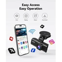 Redtiger F7NP Σετ Κάμερα DVR Αυτοκινήτου 4K με Οθόνη 3.8" Wi‑Fi, GPS & Κάμερα Οπισθοπορείας