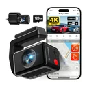 Redtiger F4 Pro Σετ Καθρέπτης με Κάμερα DVR Αυτοκινήτου 4K, Οθόνη 2.2", Wi‑Fi, GPS & Κάμερα Οπισθοπορείας