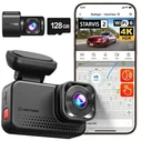 Redtiger VC70 Σετ Κάμερα DVR Αυτοκινήτου 4K με Οθόνη 3" Wi‑Fi, GPS & Κάμερα Οπισθοπορείας