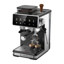 Amzchef Automatic Espresso Machine 1400W 20bar with Grinder Silver CE-CM5560-SV