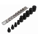Satra Allen Hex Socket Set 9 pc 1/4" & 3/8" 6-19mm (A-1M9HEX)