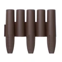 Prosperplast Plastic Garden Border Brown 24 cm x 2.70 m IPAL5-R222