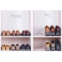 Prosperplast Plastic Shoe Storage Box Grey 4pcs IOBM4-S433