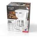 Adler Drip Coffee Maker 0.6L White
