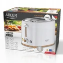 Adler AD 3225 Φρυγανιέρα 2 Θέσεων Λευκή