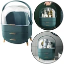 Transparent Cosmetics Organizer Case with Two Drawers