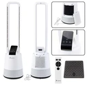 Lean Toys 26652 Ανεμιστήρας Χωρίς Πτερύγια 45W με Τηλεχειριστήριο Λευκός