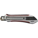 Yato Safety Utility Knife / Retractable Cutter with Metal Body, 18 mm Blade Width - YT-75121
