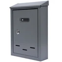 Toya Outdoor Mailbox Inox Grey 28.5x20x6 cm - Model 78541