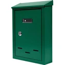 Toya Outdoor Mailbox Inox Green 28.5x20x6cm (78543)