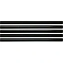 Yato Ράβδοι Κόλλα Σιλικόνης Μαύρο 11.2mm 5τμχ