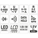 Yato Digital Multimeter with AC/DC/Resistance Measurement YT-73081