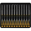 Vorel Set 12 Precision Screwdrivers with 12 Interchangeable Bits 64555