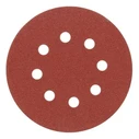 Vorel Orbital Sander Sanding Sheet K40 with Holes 125x125mm Set 5 pcs (08574)