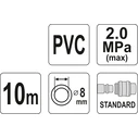 Yato YT-24220 Λάστιχο Αέρος 10m Φ8mm