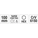 Yato Punch 6 x 100 mm YT-47150