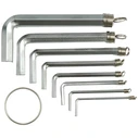 Vorel Set of 10 L-Shaped Allen (Hex) Keys 1.5-10 mm (Model 56391)