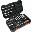 Sthor 58641 Ratchet and Socket Set 1/4" 42 pcs