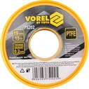Vorel Στεγανοποιητική Ταινία Teflon για Σωλήνες 15m x 19mm x 0.2mm