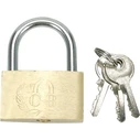 Vorel Brass U-Shackle Padlock 60 mm with 3 Keys