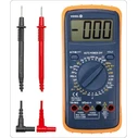 Vorel Digital Multimeter with Buzzer AC/DC/Resistance/Capacitance/Temperature Measurement - 81783
