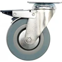 Vorel Steering Wheel / Handwheel Grey Rubber 75 mm (Model 87382, SKU T87382)
