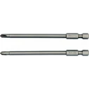 Yato Σετ 2 Μύτες Κατσαβιδιού Tri-Wing TW1 & TW3 100mm (YT-0496)