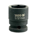 Yato 1/2" Drive Hex Impact Socket, 22mm, YT-1012