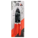 Yato Crimping Pliers with Wire Stripper (Length 215 mm) YT-2293