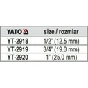 Yato 1/2 inch Screwdriver Bit Holder / Adapter YT-2918