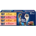 Whiskas Wet Food for Adult Cats in Can with Beef, Chicken and Turkey 12x85g