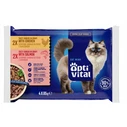 Crave Wet Food for Adult Cats Pouch with Chicken and Salmon 4x85 g