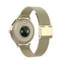 Forever Velora SB-306 Stainless Steel 38mm Smartwatch με Παλμογράφο (Χρυσό)