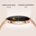 Forever SB-370 46mm Smartwatch με Παλμογράφο (Rose Gold - Spotted Band)
