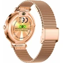 Forever SB-370 46mm Smartwatch με Παλμογράφο (Rose Gold - Spotted Band)