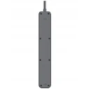 Tracer Super Line+ Power Strip, 5 Sockets, 1.5 m, Graphite