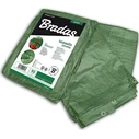 Bradas Αδιάβροχος Μουσαμάς 90gr/m² 8x5μ. Ελαφρού Τύπου Πράσινος PL9058