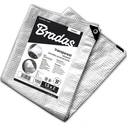 Bradas Αδιάβροχος Μουσαμάς 120gr/m² 5x8μ. Ελαφρού Τύπου Ασημί PL1205-8
