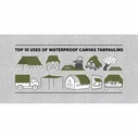 Bradas Waterproof Tarpaulin 120 g/m² 3x5 m Light Type Silver PL1203/5
