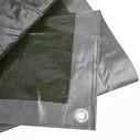 Bradas Waterproof Tarpaulin 120 g/m² 3x5 m Light Type Silver PL1203/5