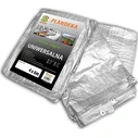Bradas Αδιάβροχος Μουσαμάς 120gr/m² 3x4μ Ασημί PL1203/4
