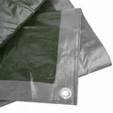 Bradas Αδιάβροχος Μουσαμάς 120gr/m² 2x3μ. Ελαφρού Τύπου Ασημί PL1202-3